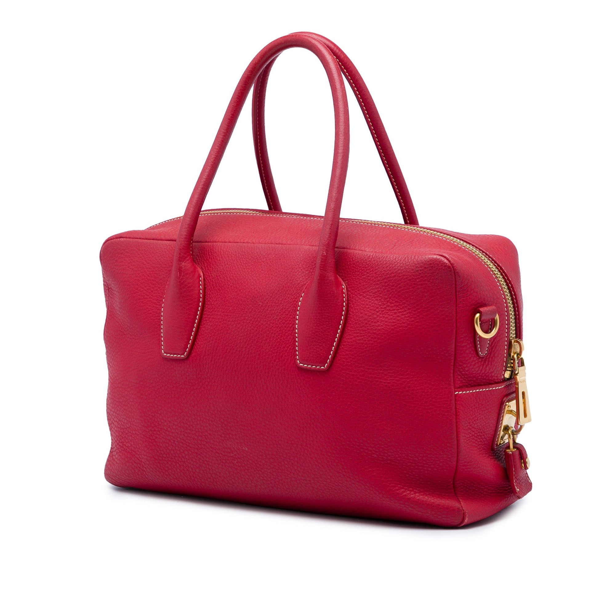 Prada Vitello Daino Bauletto Bag