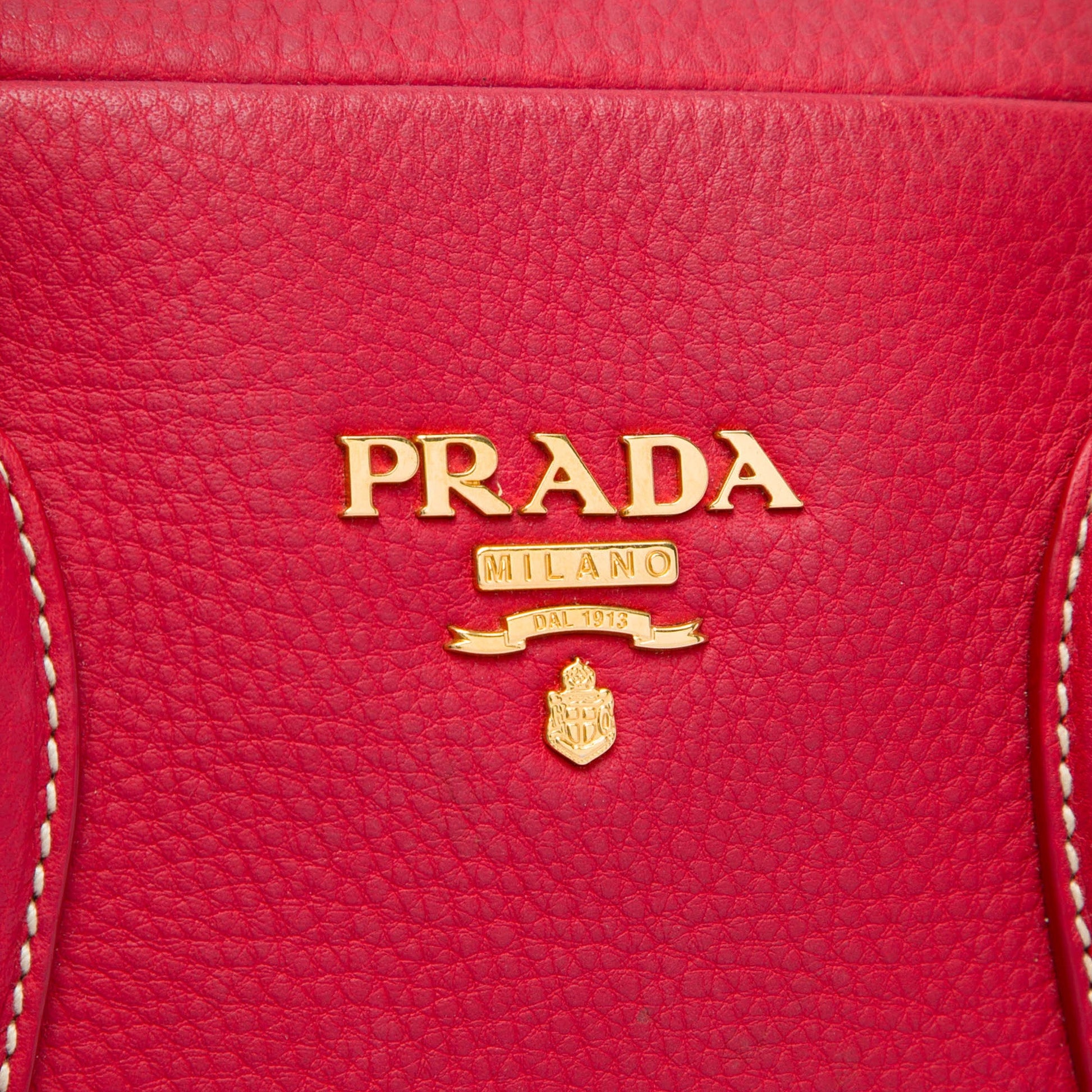 Prada Vitello Daino Bauletto Bag