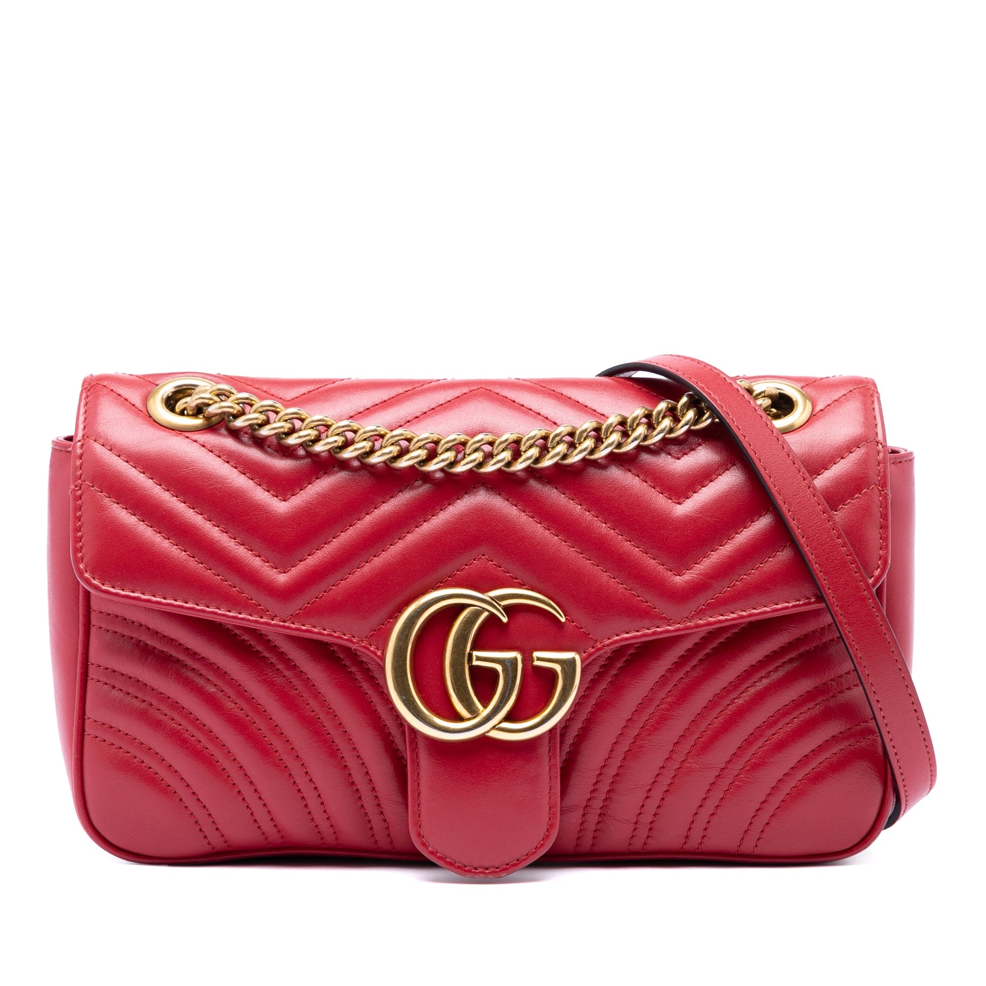 Gucci Medium GG Marmont Matelasse Calfskin Shoulder Bag