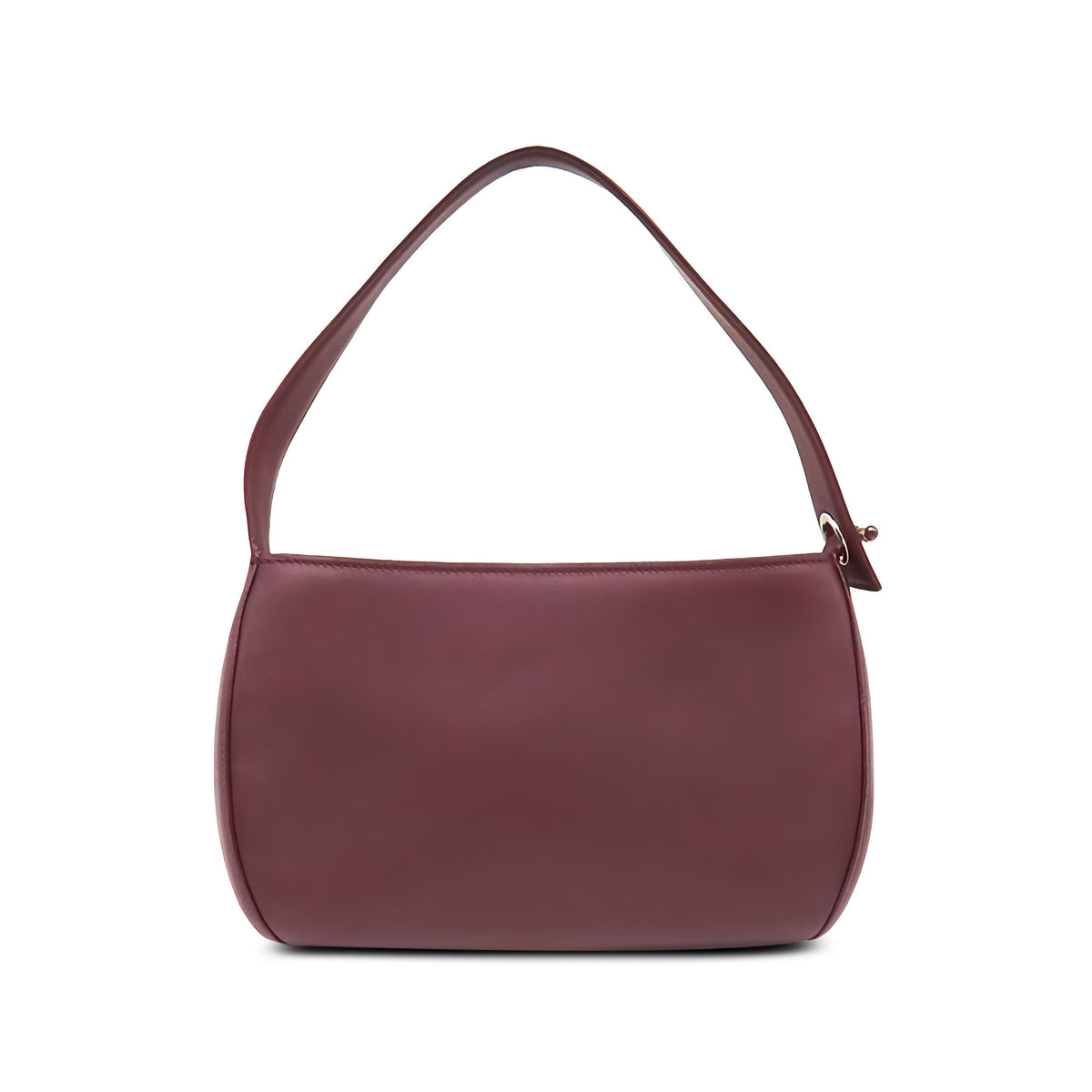 Cartier Leather Cabochon Handbag — Red