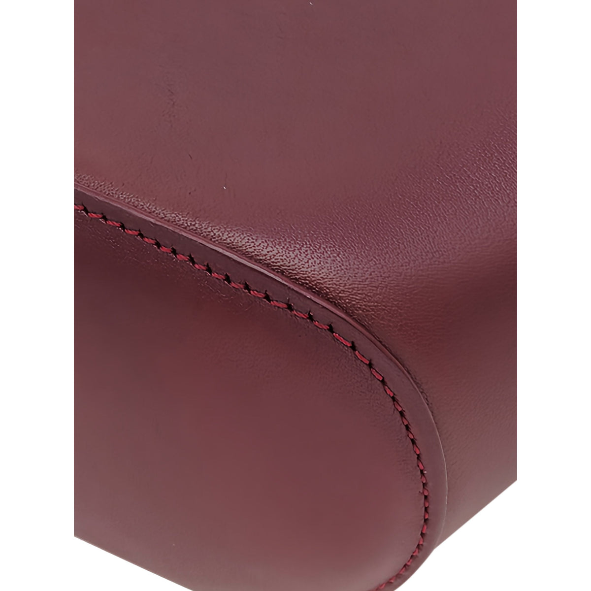 Cartier Leather Cabochon Handbag — Red