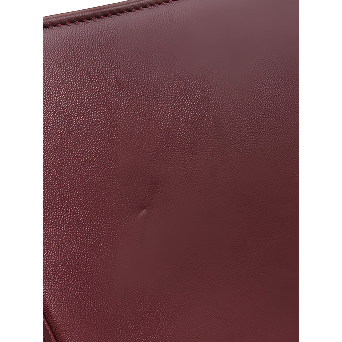 Cartier Leather Cabochon Handbag — Red