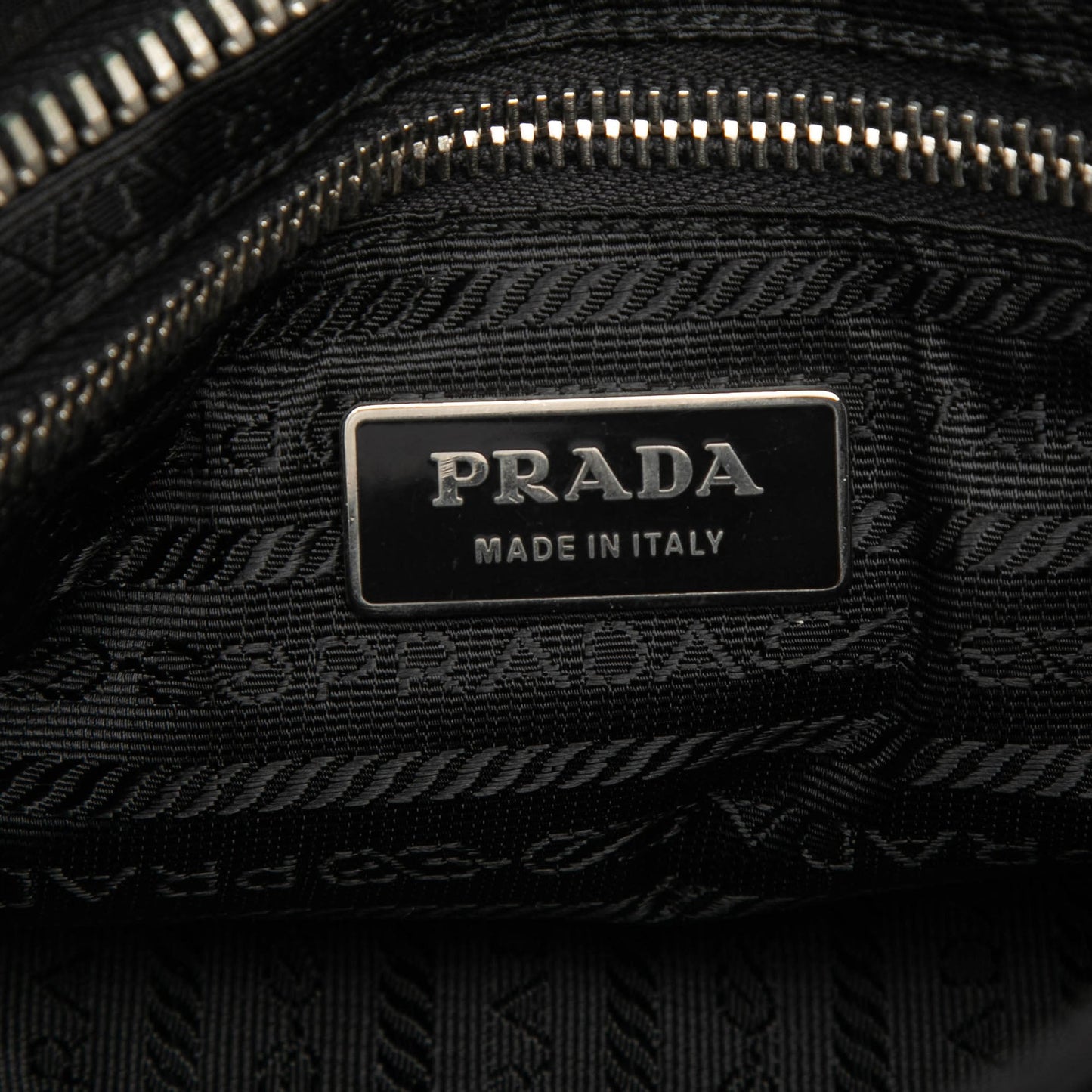 Prada Tessuto Buckle Messenger Bag