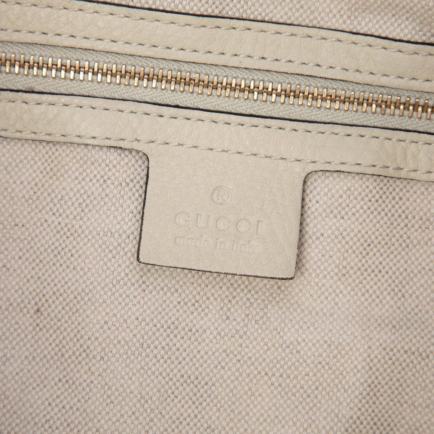 Gucci Tall Calfskin Bamboo Shopper Tote