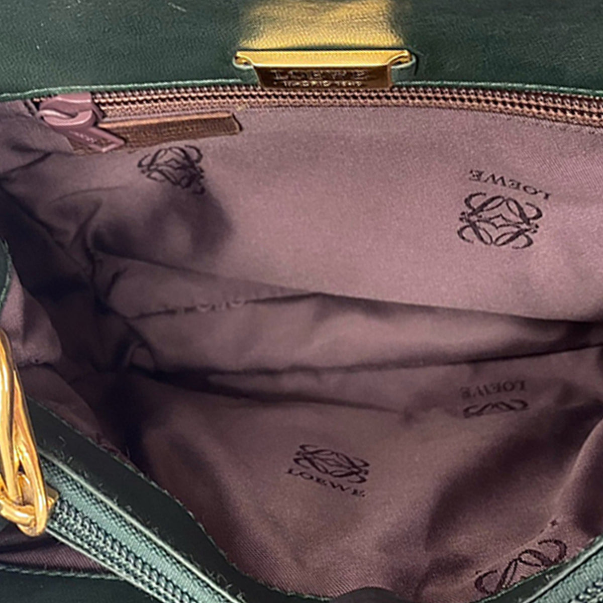 LOEWE Leather Anagram Handbag