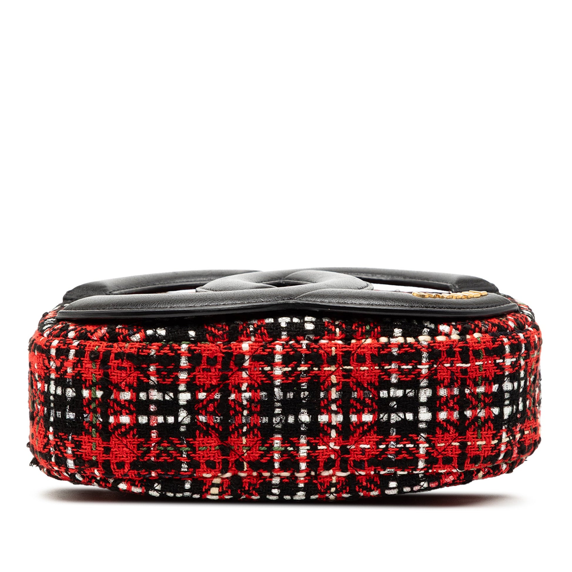 Chanel Tweed and Lambskin Coco Midnight Camera Bag