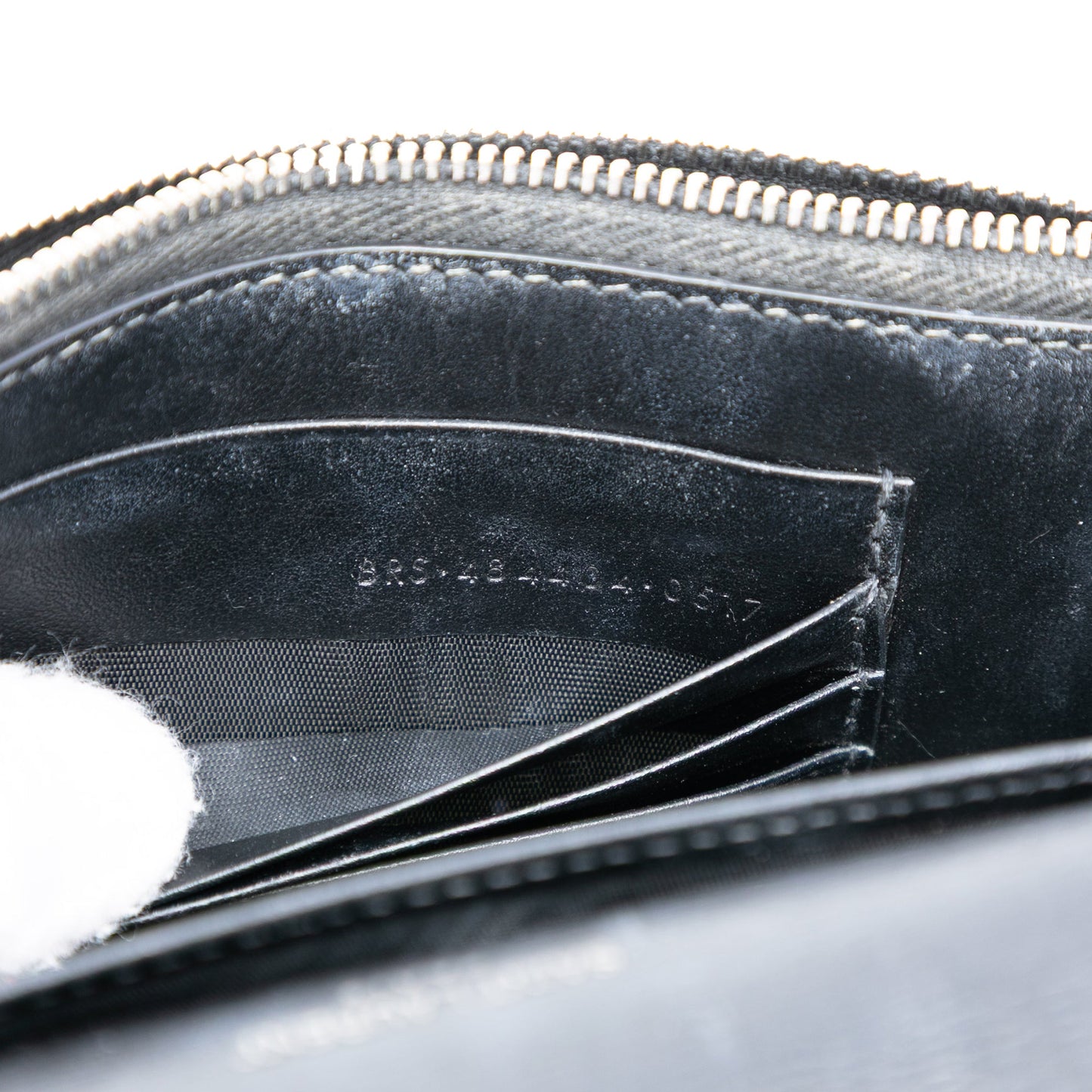 Saint Laurent Mini Calfskin Monogram Lucky Charms Sunset Wallet on Chain