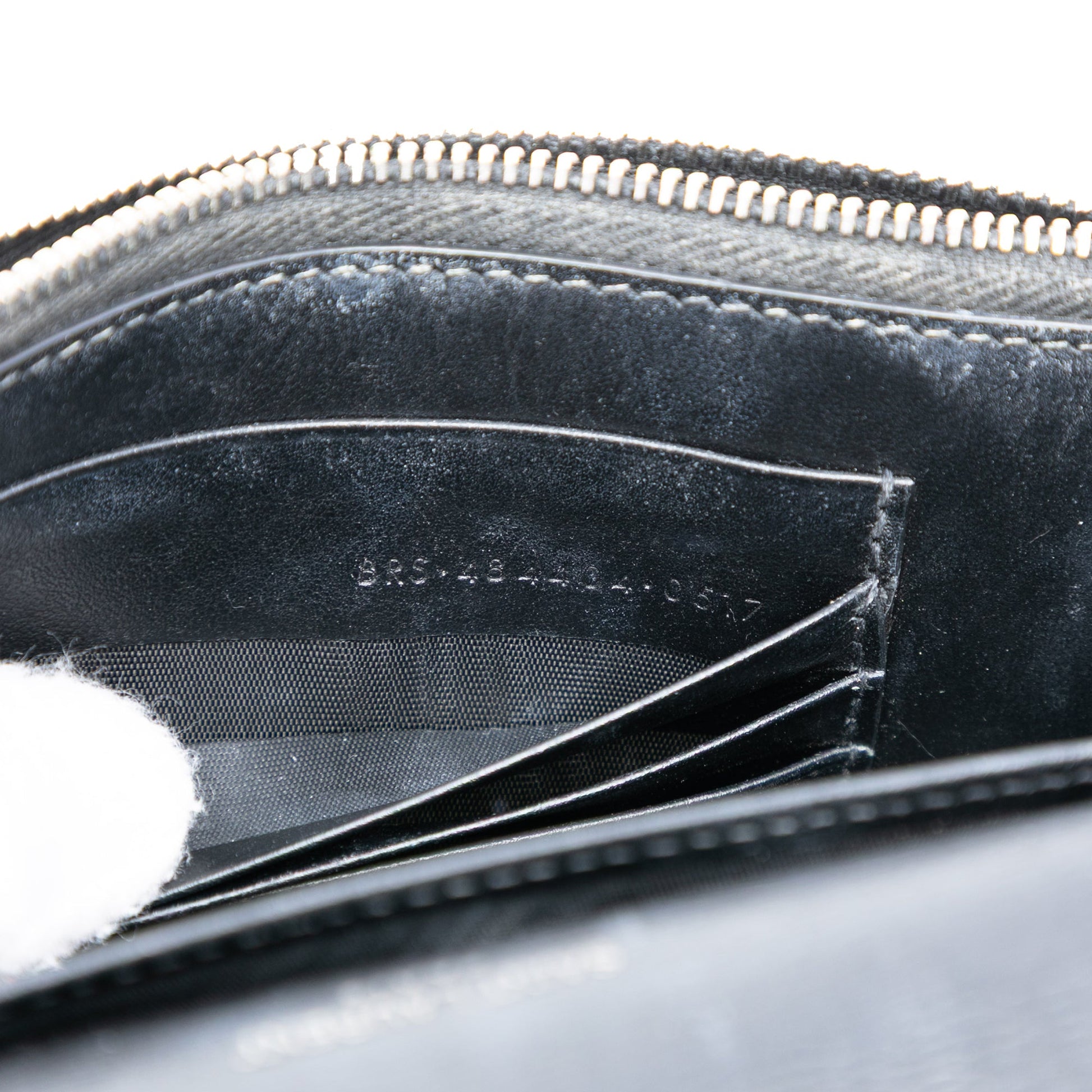 Saint Laurent Mini Calfskin Monogram Lucky Charms Sunset Wallet on Chain