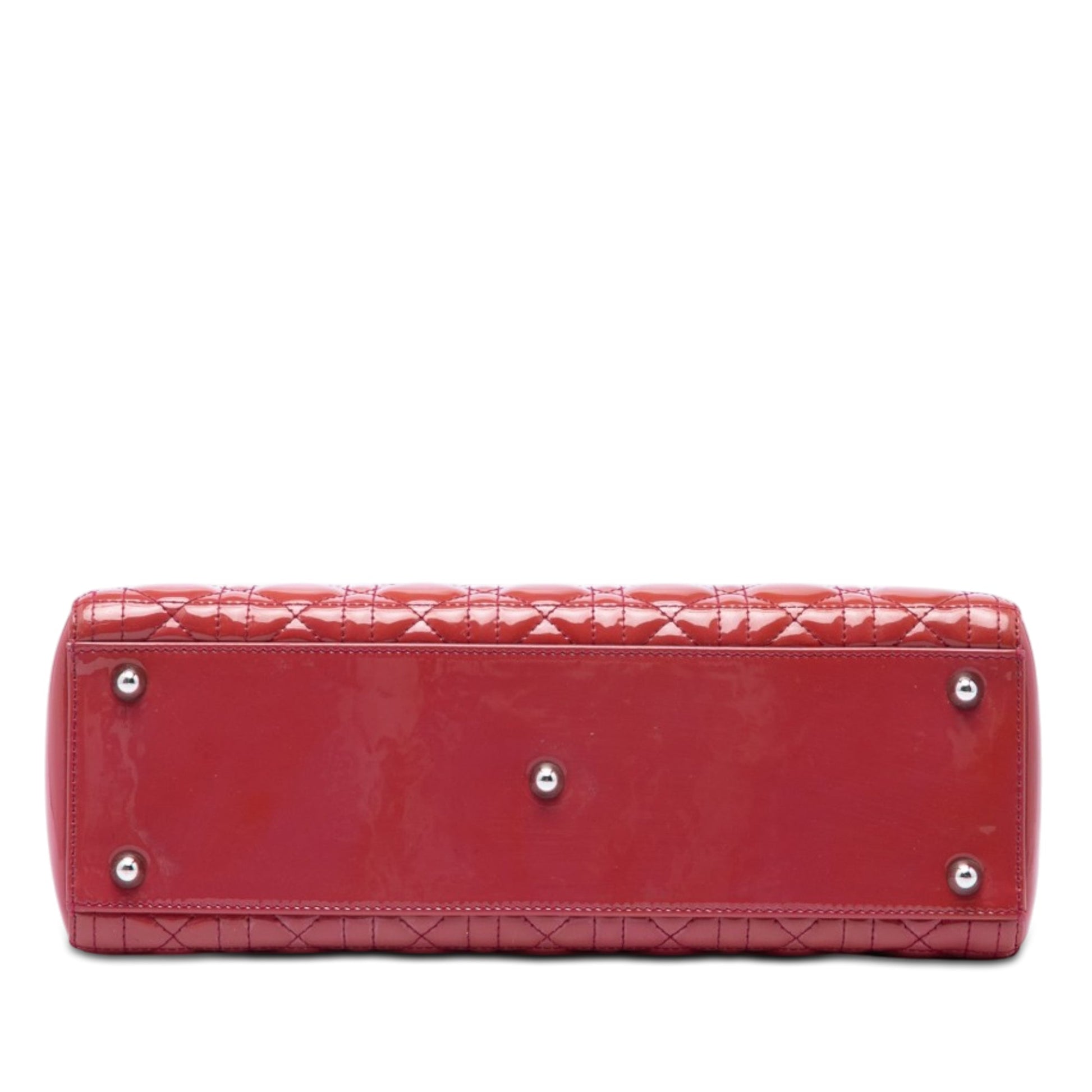 Dior Large Patent Cannage Lady Dior
