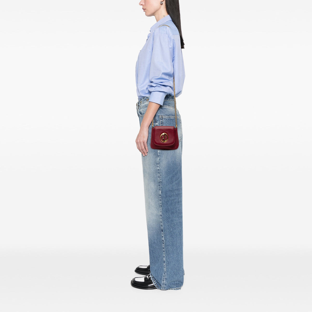 Gucci Small Calfskin 1973 Chain Crossbody