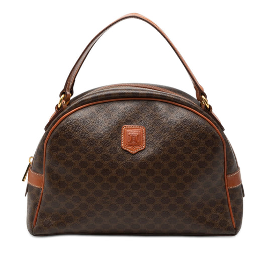 Macadam Coated Canvas Dome Handbag