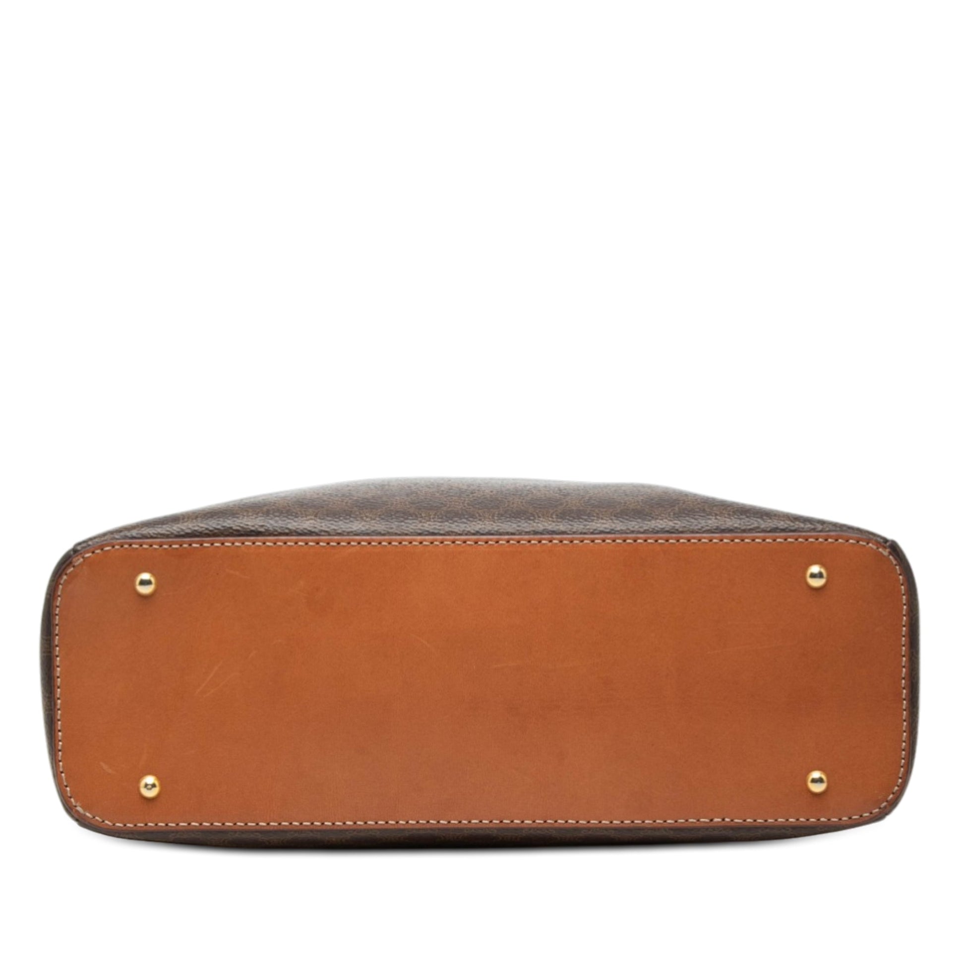 Macadam Coated Canvas Dome Handbag