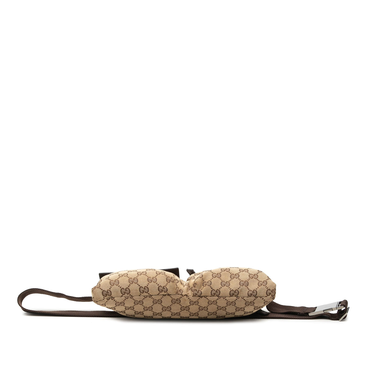 Gucci GG Canvas Double Pocket Belt Bag