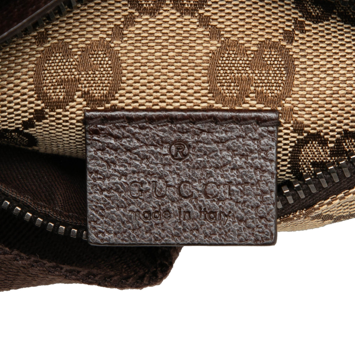 Gucci GG Canvas Double Pocket Belt Bag