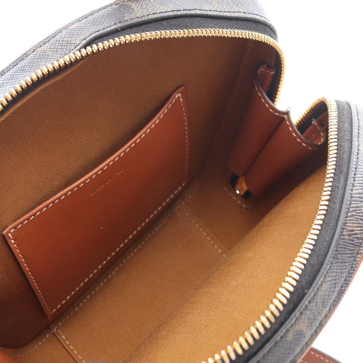 Celine Triomphe Coated Canvas Satchel