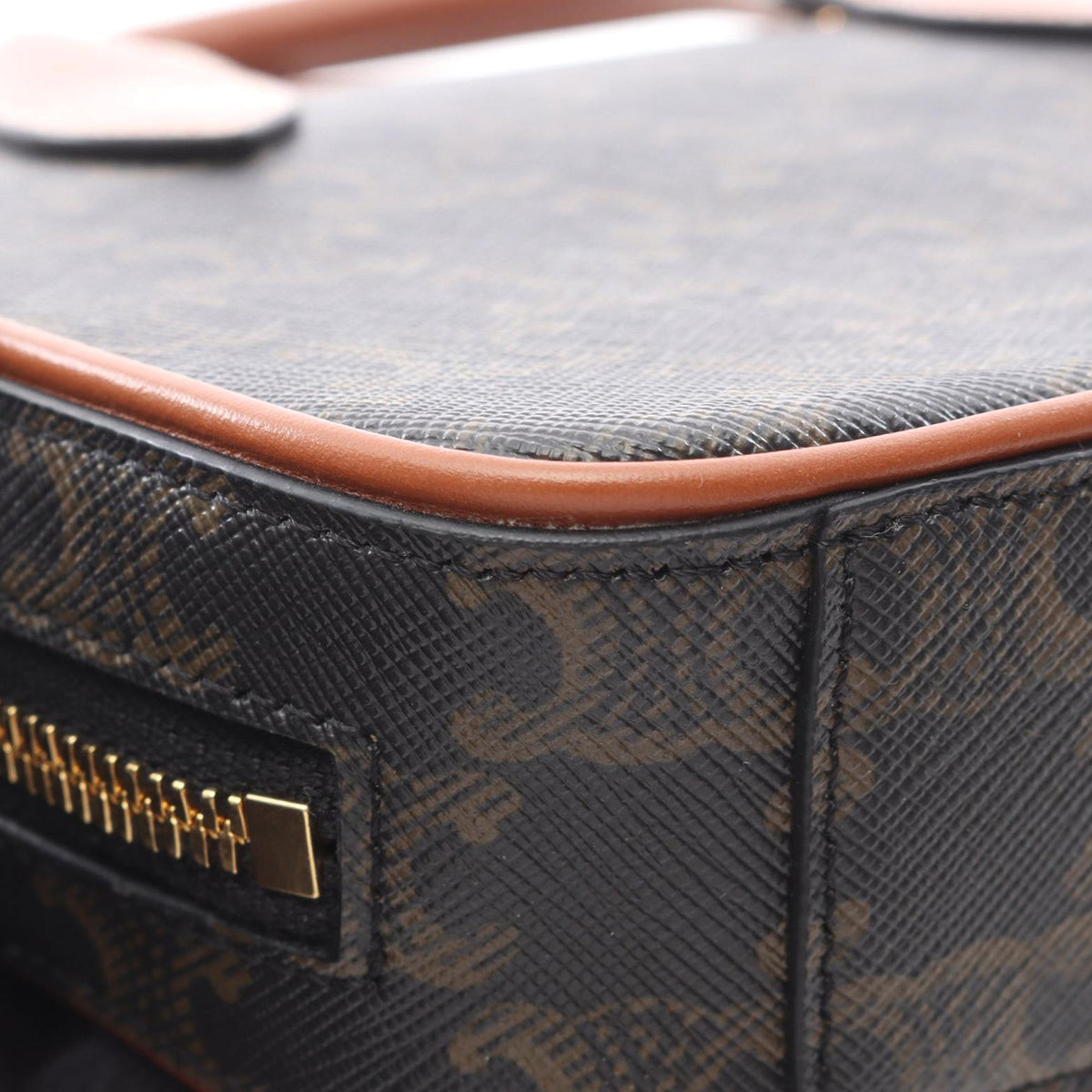 Celine Triomphe Coated Canvas Satchel