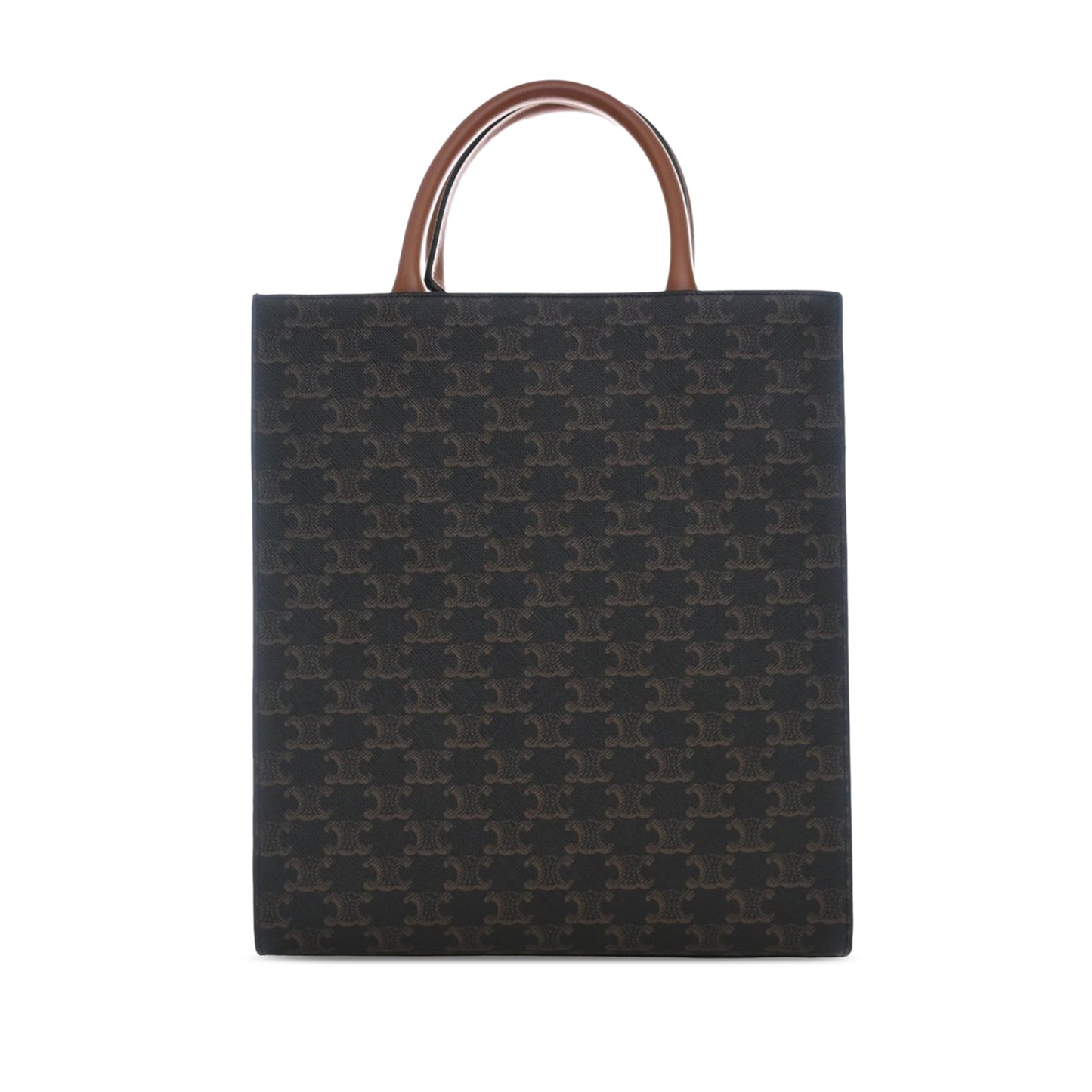 Celine Small Triomphe Coated Canvas Vertical Cabas Tote