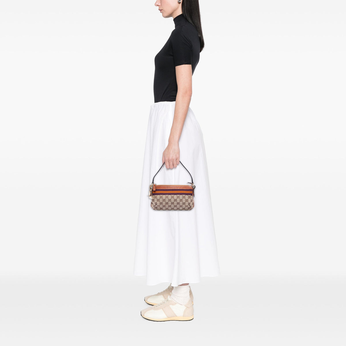 Gucci GG Canvas Web Shoulder Bag