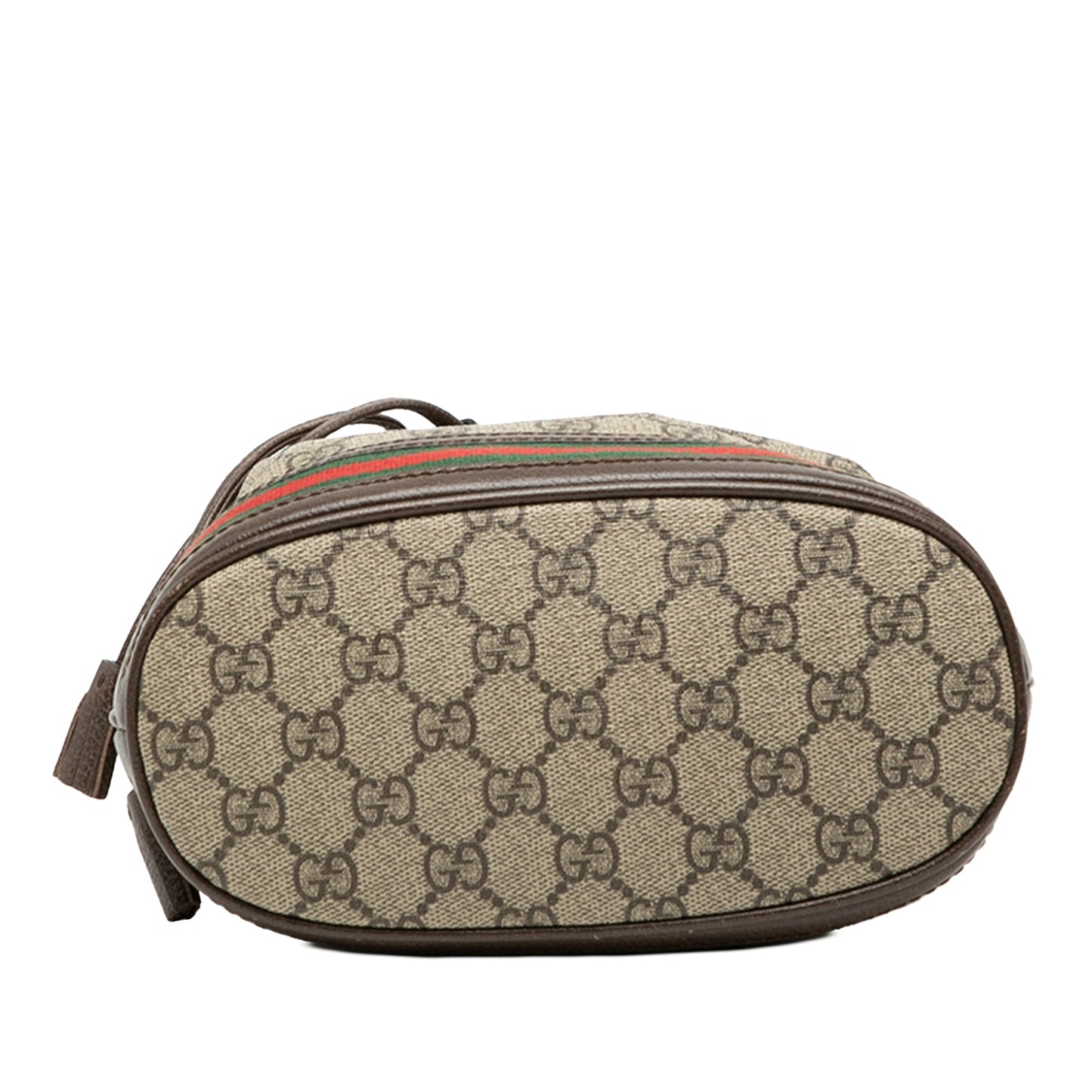 Gucci Small GG Supreme Ophidia Web Bucket Bag