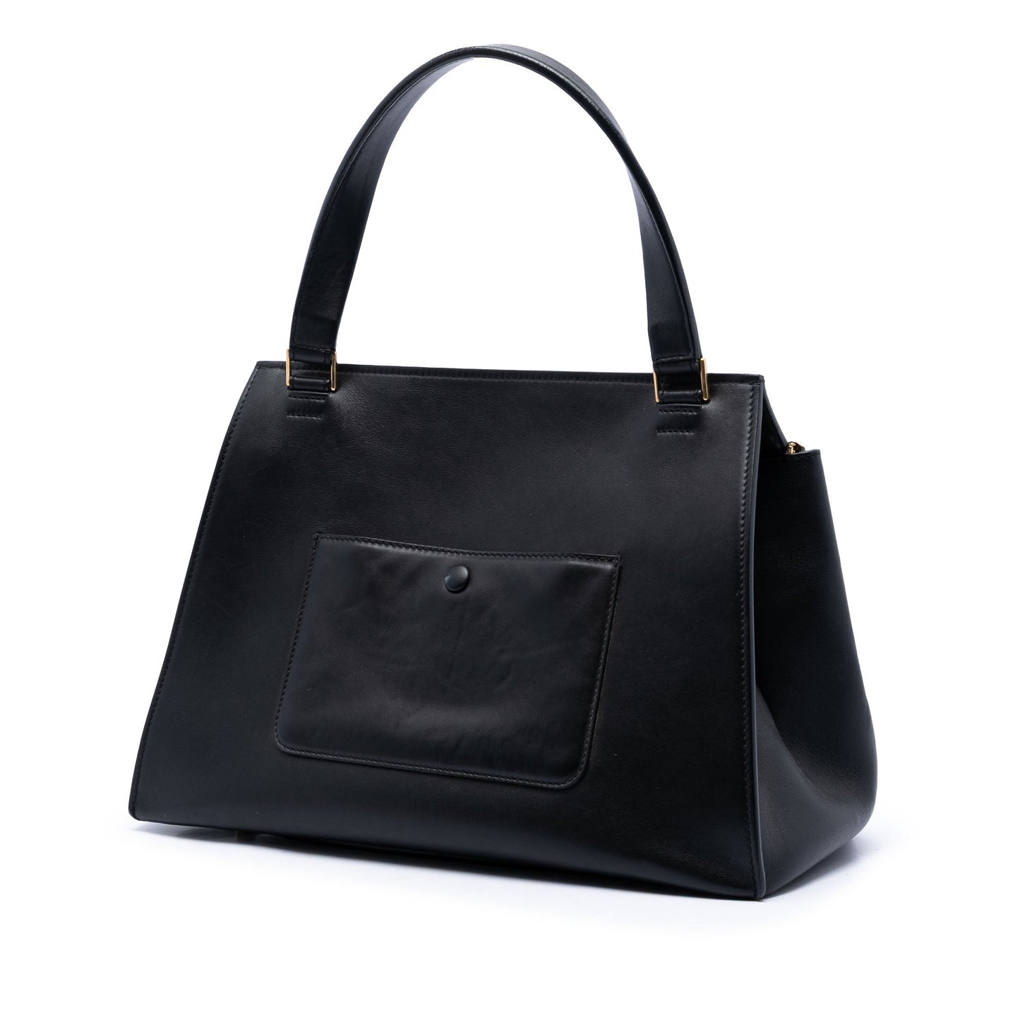 Celine Medium Bicolor Leather Edge Handbag