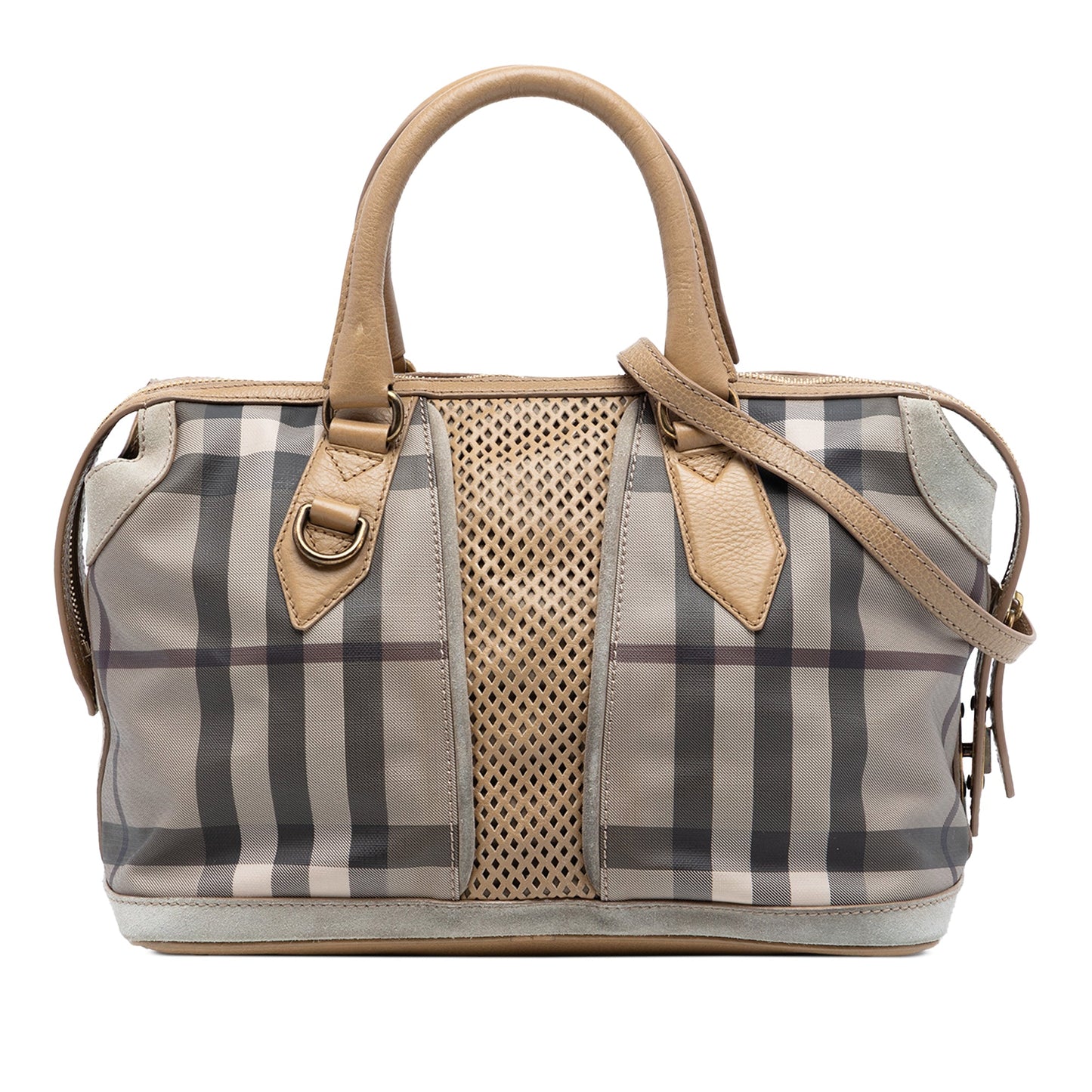 Smoke Check Coated Canvas Gilmoure Satchel