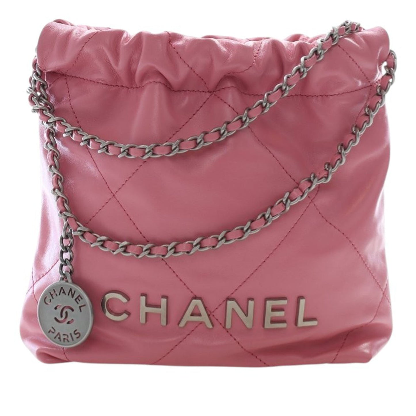 Chanel Mini Shiny Calfskin 22 Handbag