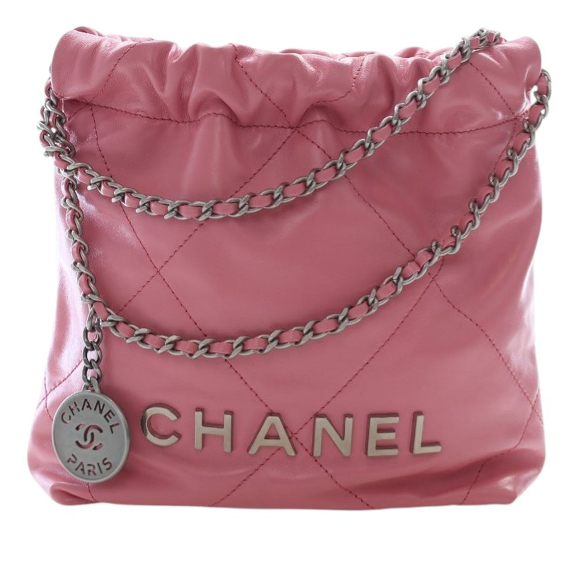 Chanel Mini Shiny Calfskin 22 Handbag
