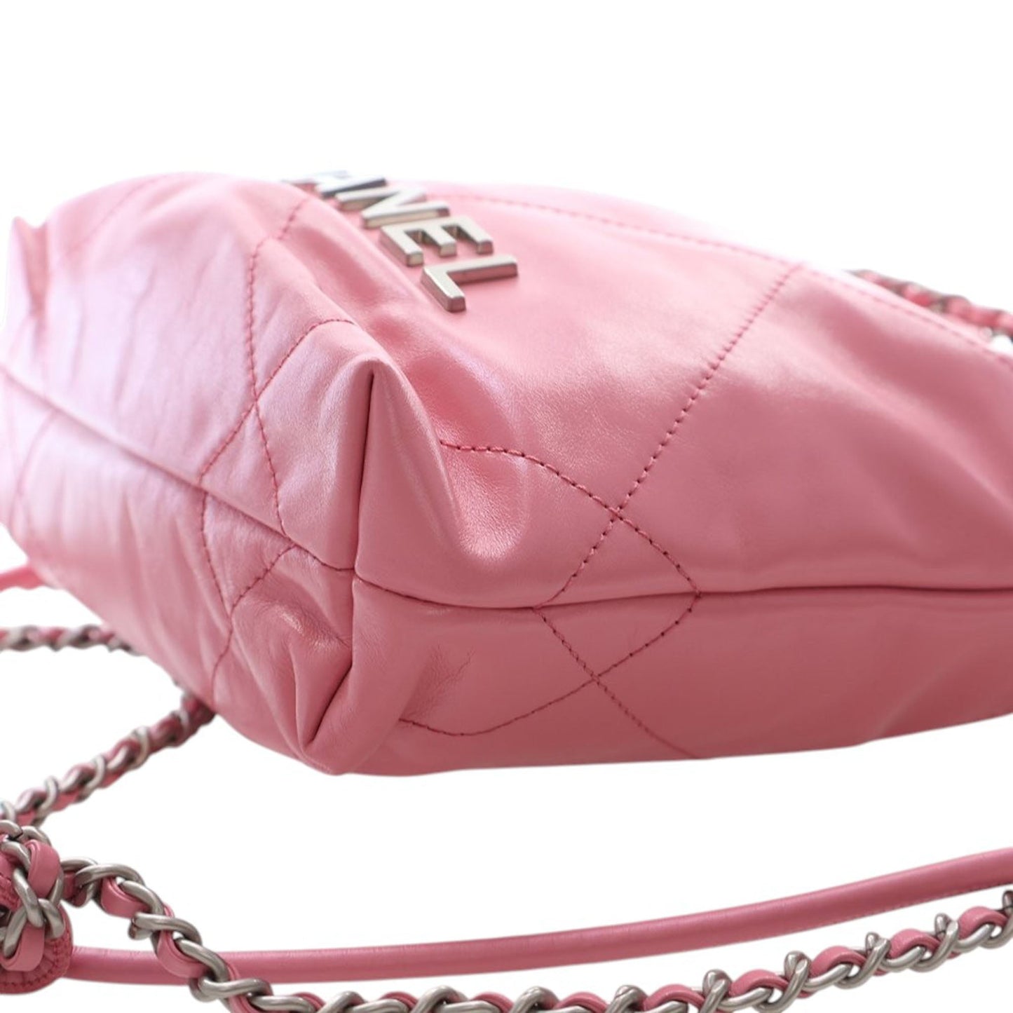 Chanel Mini Shiny Calfskin 22 Handbag