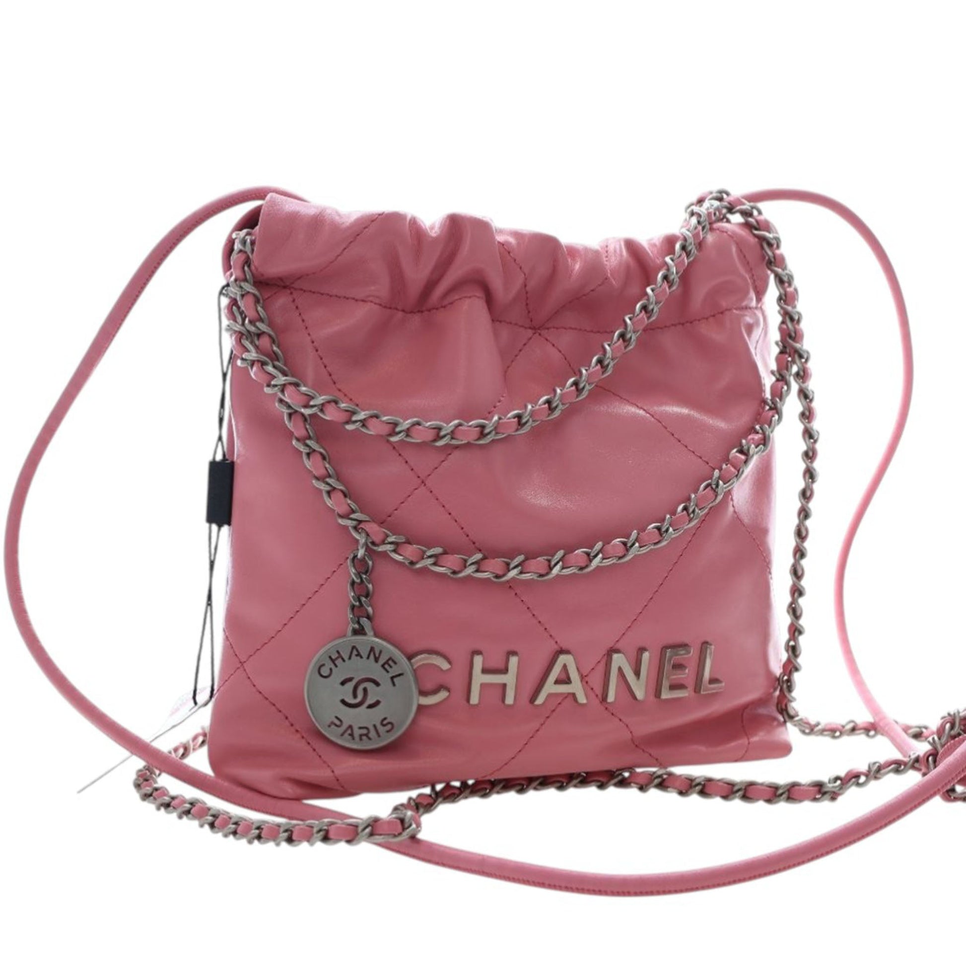 Chanel Mini Shiny Calfskin 22 Handbag