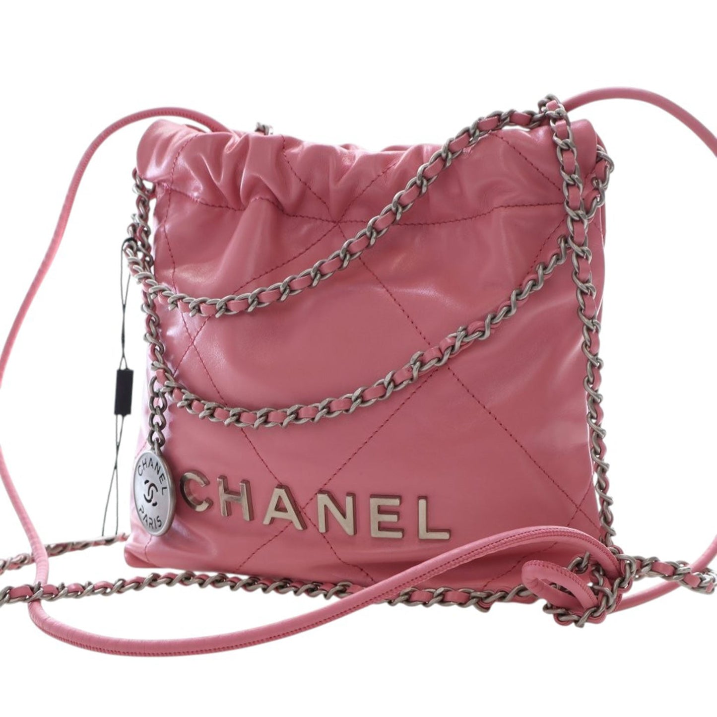 Chanel Mini Shiny Calfskin 22 Handbag