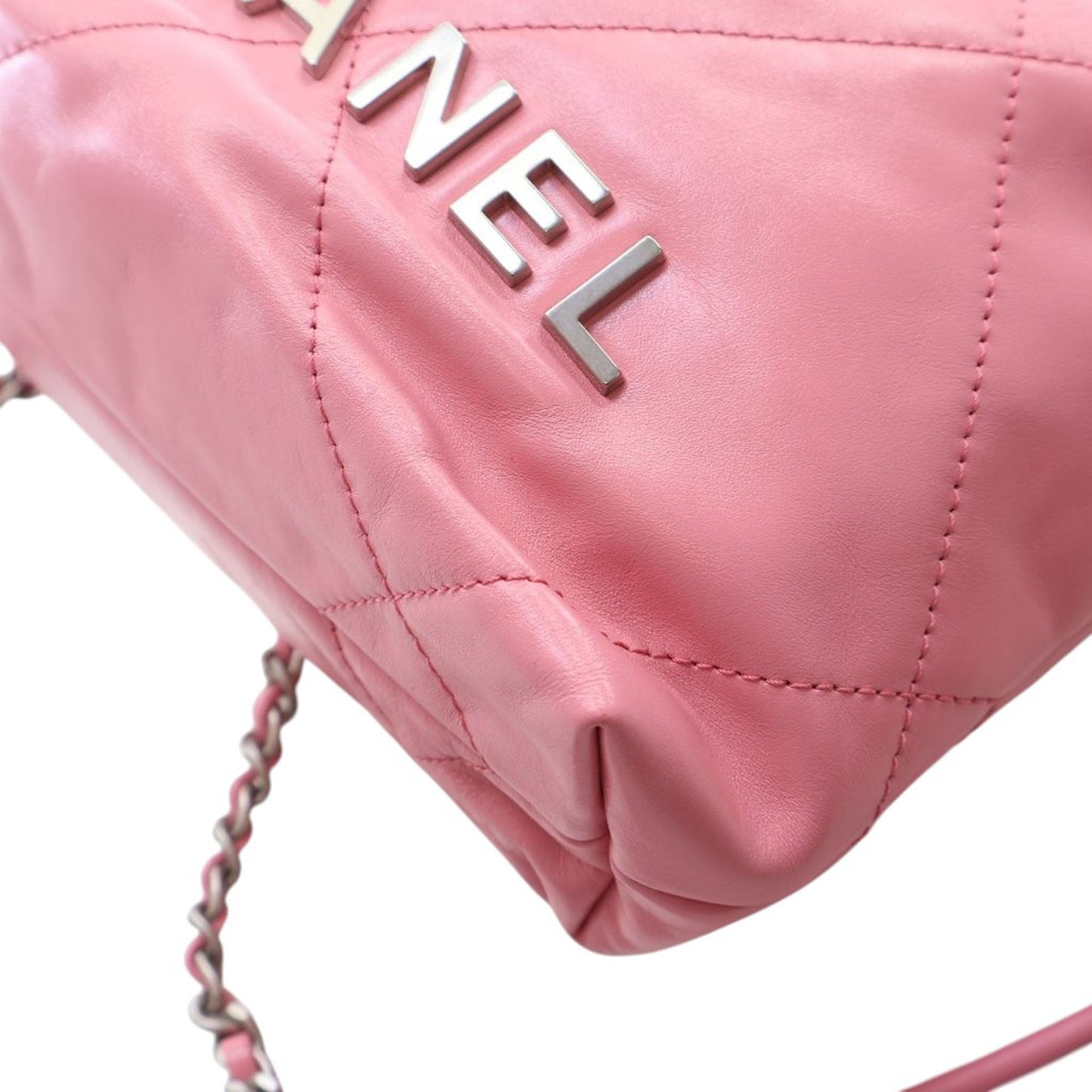 Chanel Mini Shiny Calfskin 22 Handbag