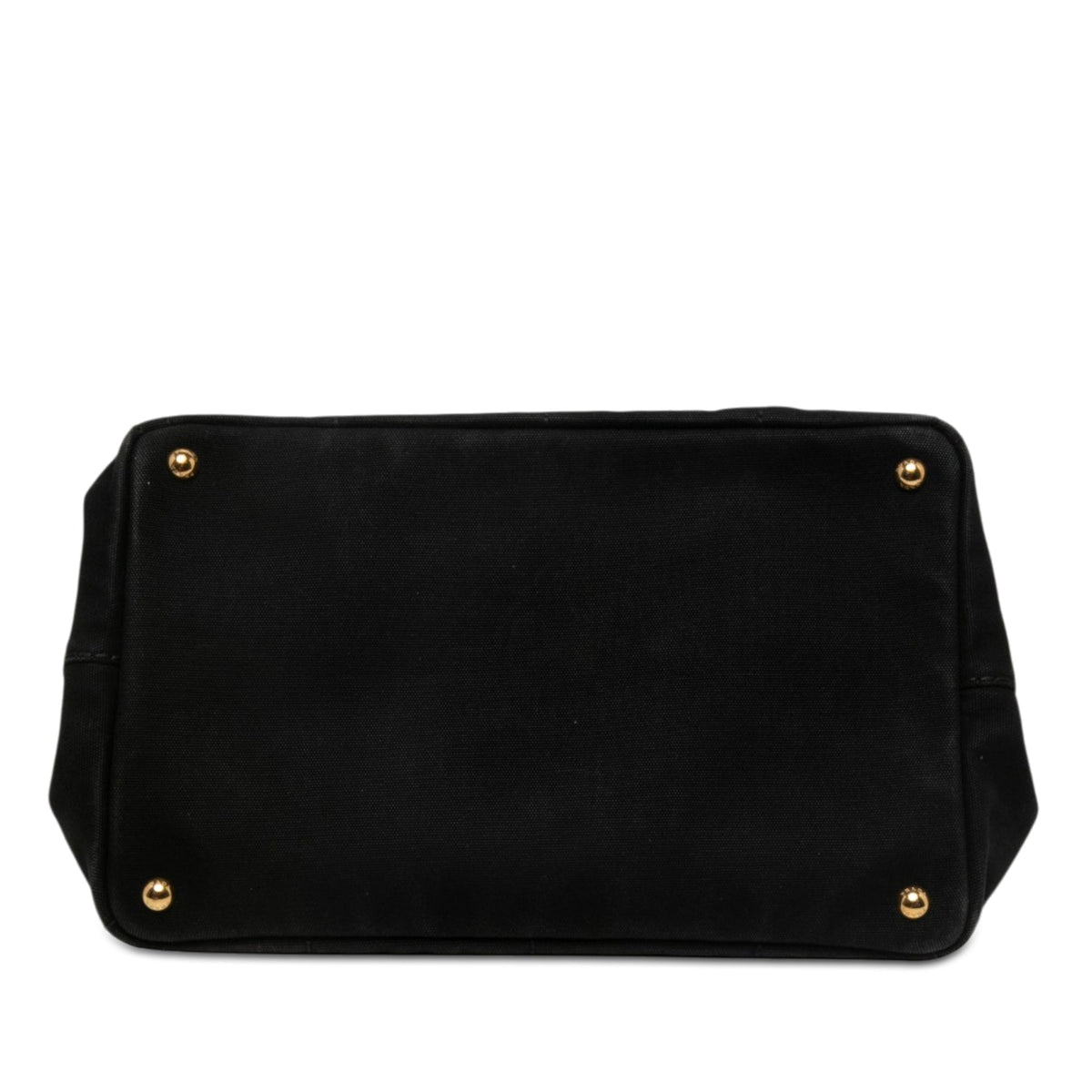Prada Canvas Canapa Logo Tote — Black