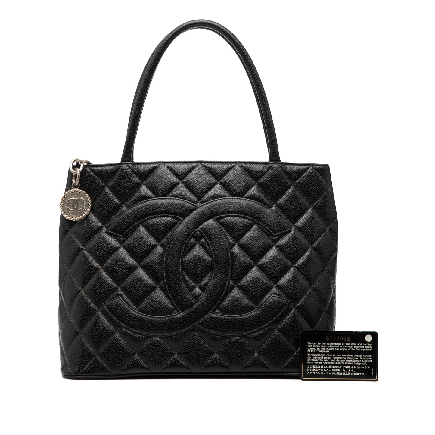 Chanel Caviar Medallion Tote