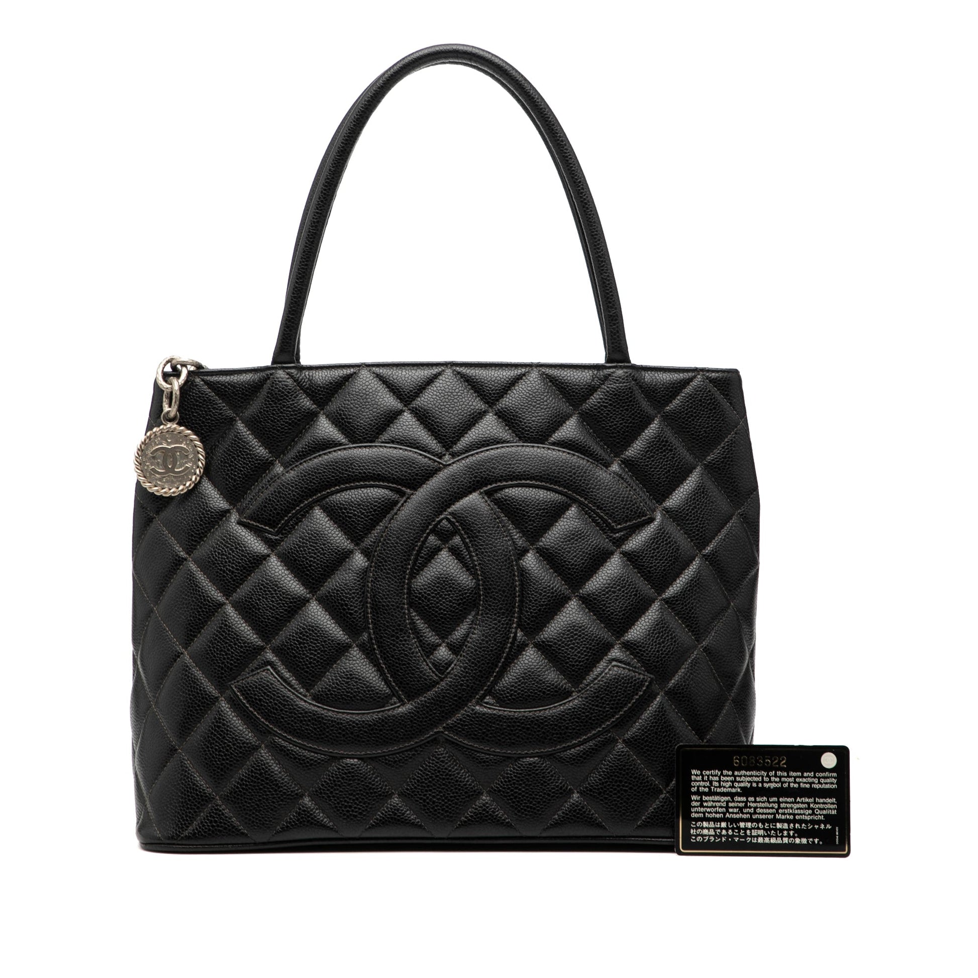 Chanel Caviar Medallion Tote