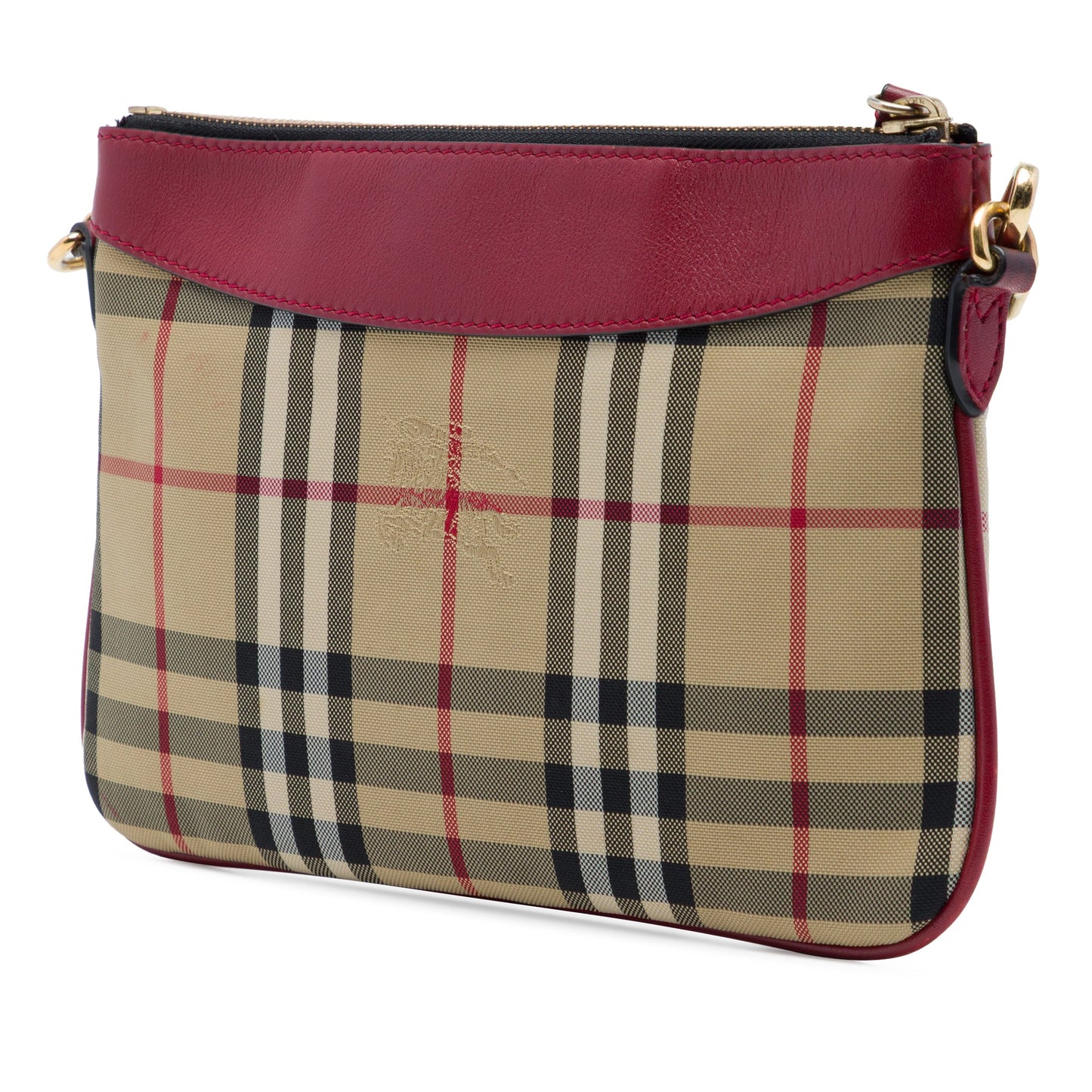 Burberry Haymarket Check Canvas Peyton Crossbody