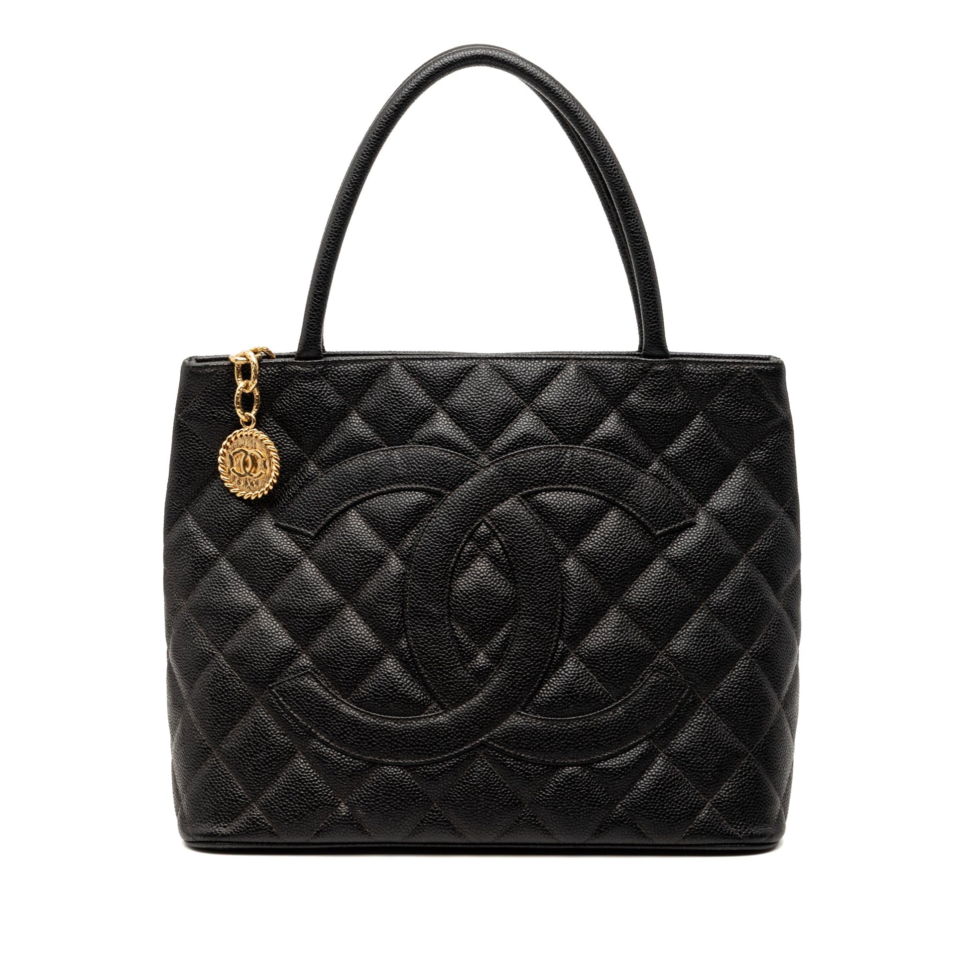 Chanel Caviar Medallion Tote