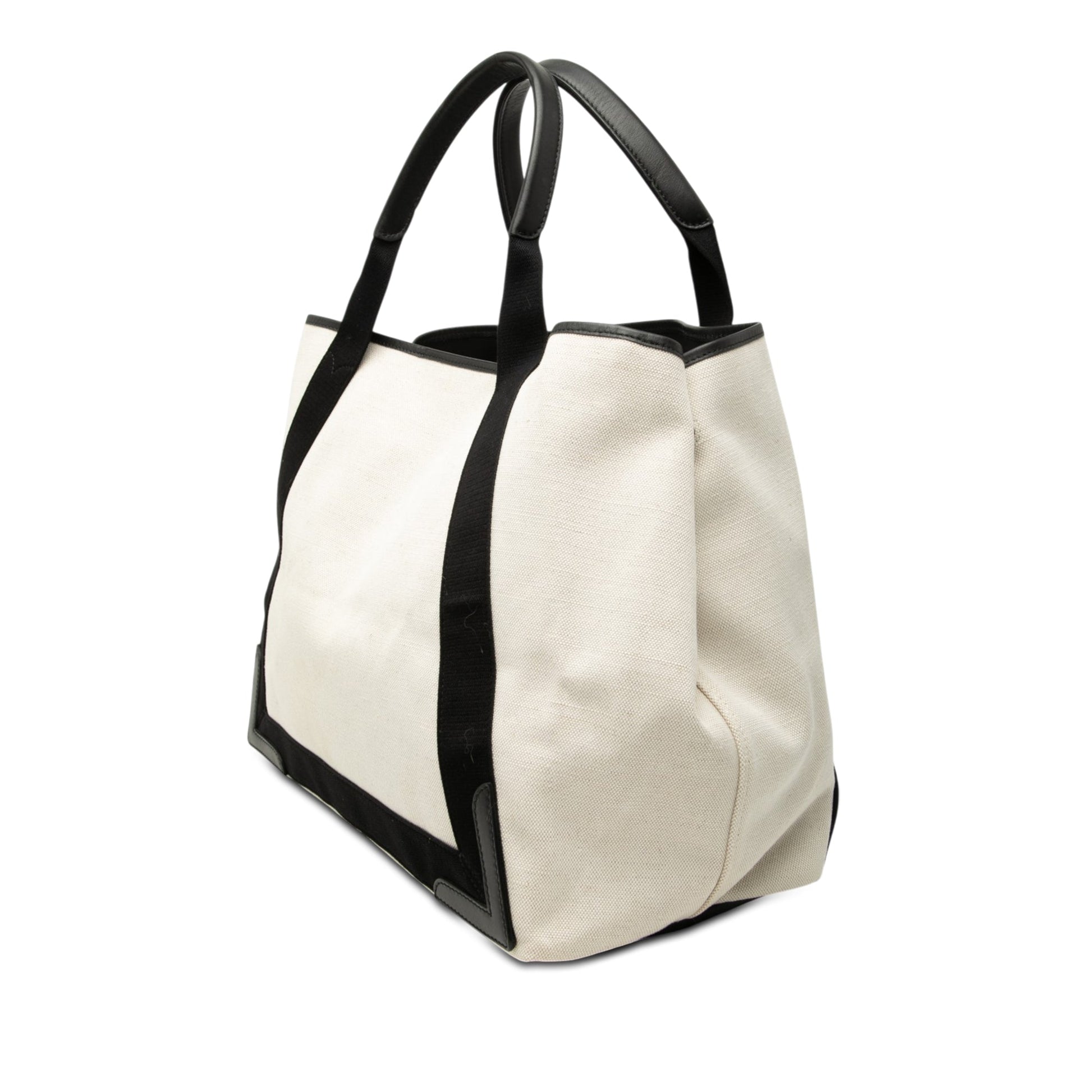 Balenciaga Canvas Navy Cabas Tote M