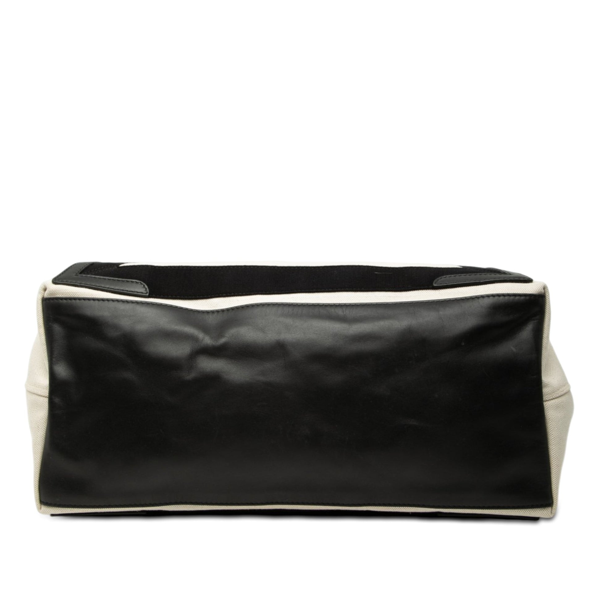 Balenciaga Canvas Navy Cabas Tote M