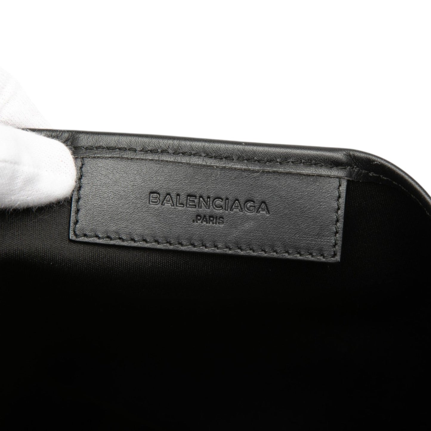 Balenciaga Canvas Navy Cabas Tote M