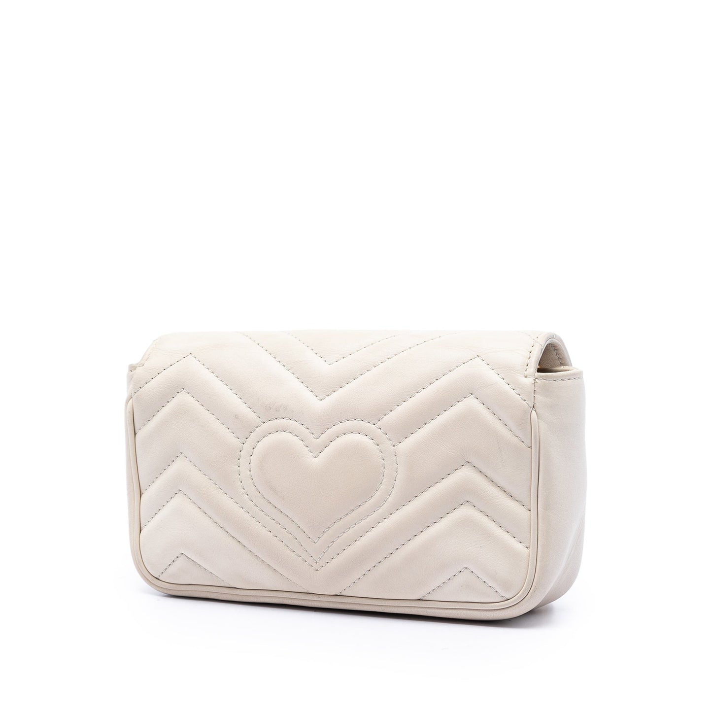 Gucci Mini GG Marmont Matelasse Calfskin Flap Crossbody