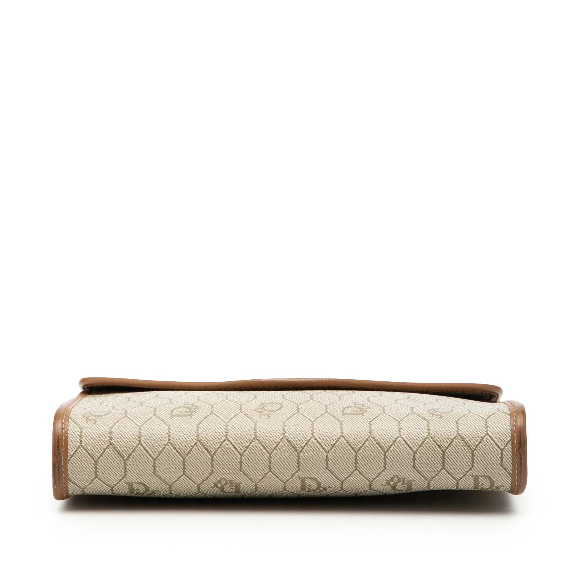 Dior Honeycomb Coated Canvas Chain Crossbody