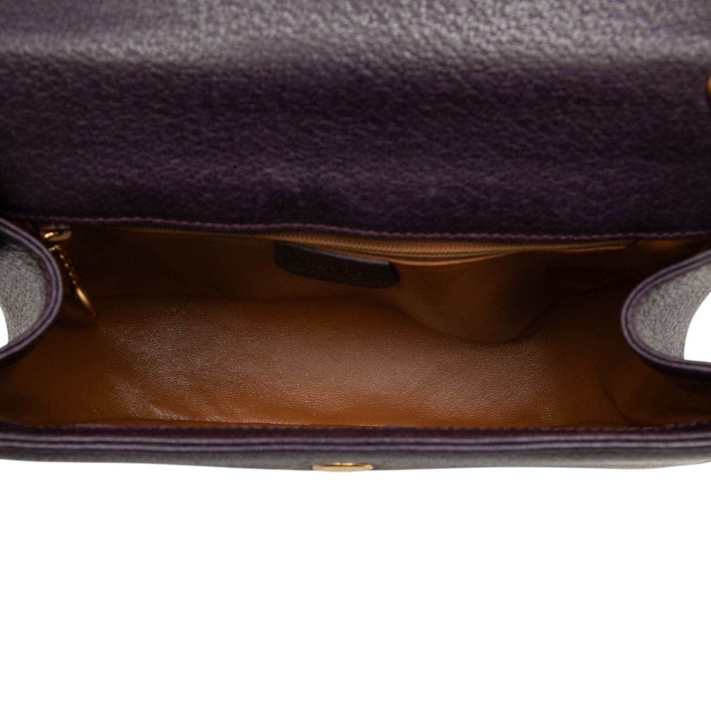Gucci Small Calfskin Bamboo Top Handle Flap