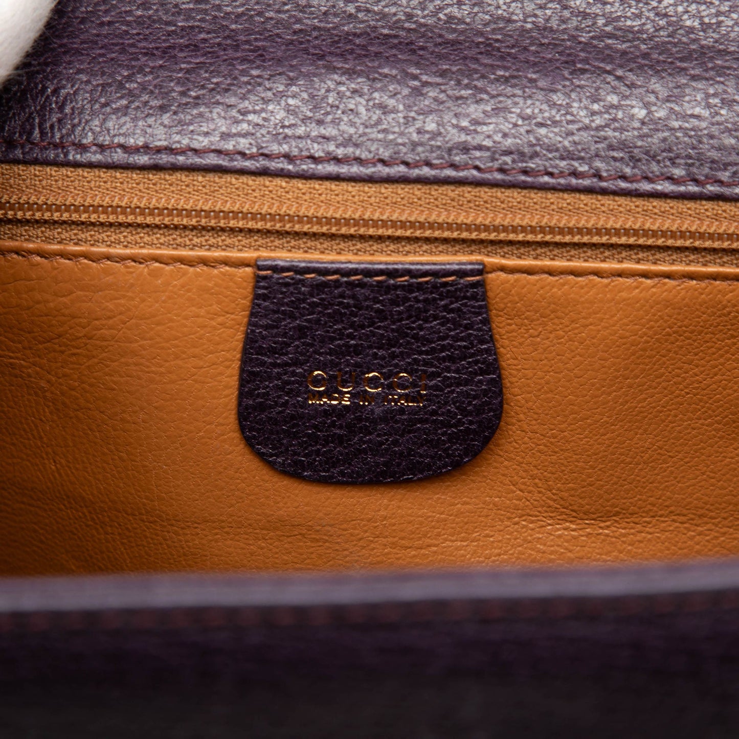 Gucci Small Calfskin Bamboo Top Handle Flap