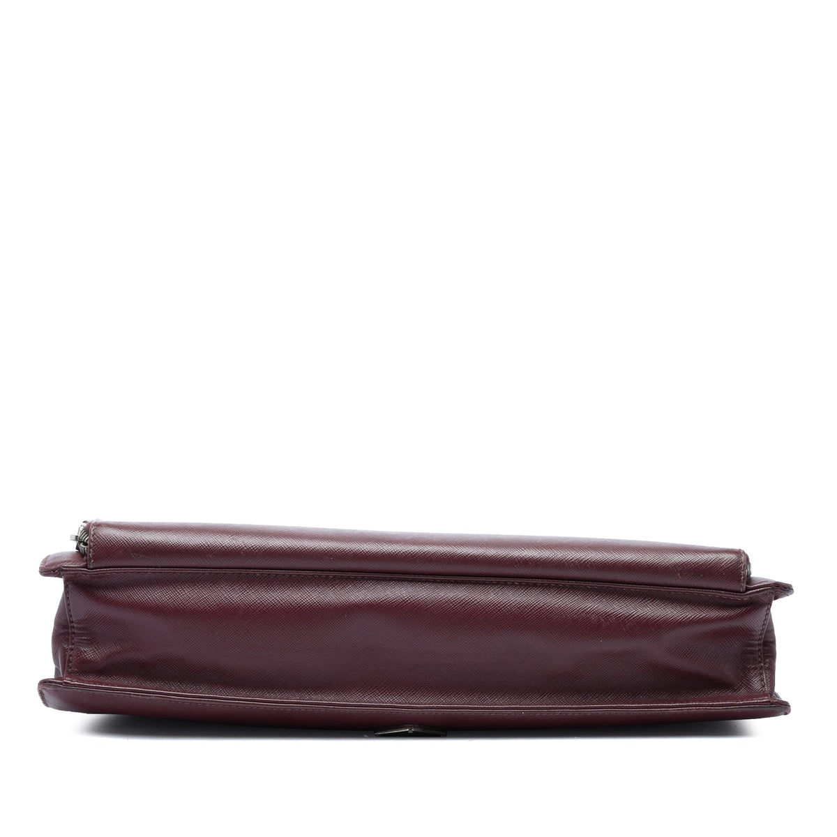Prada Saffiano Business Bag — Red
