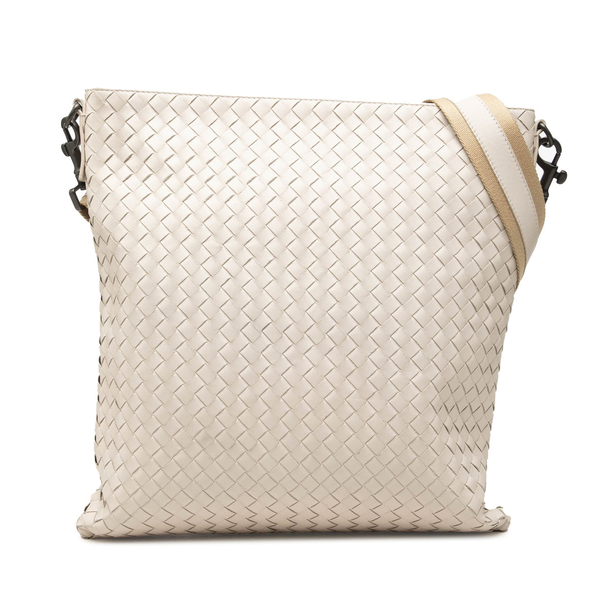 Bottega Veneta Nappa Intrecciato VN Crossbody — Brown