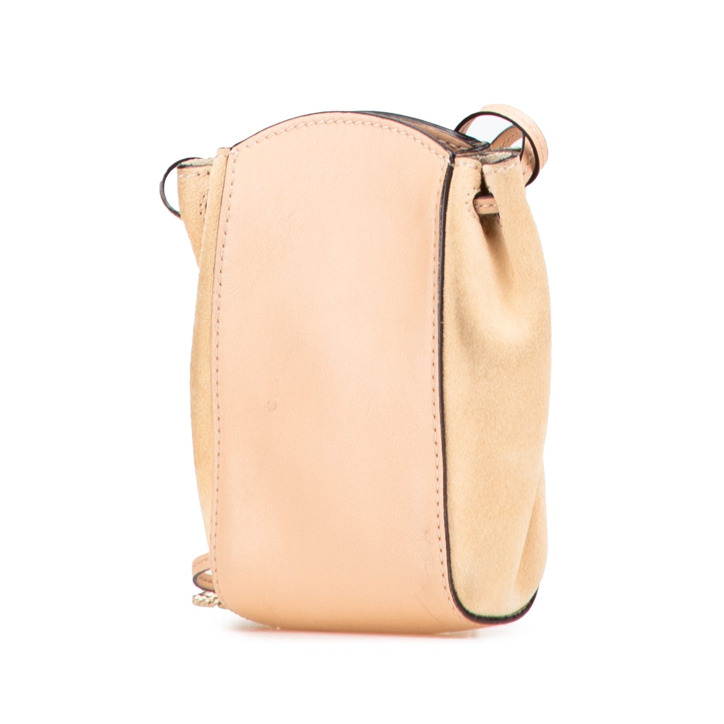 Chloé Mini Leather and Suede Sac Fringe Crossbody