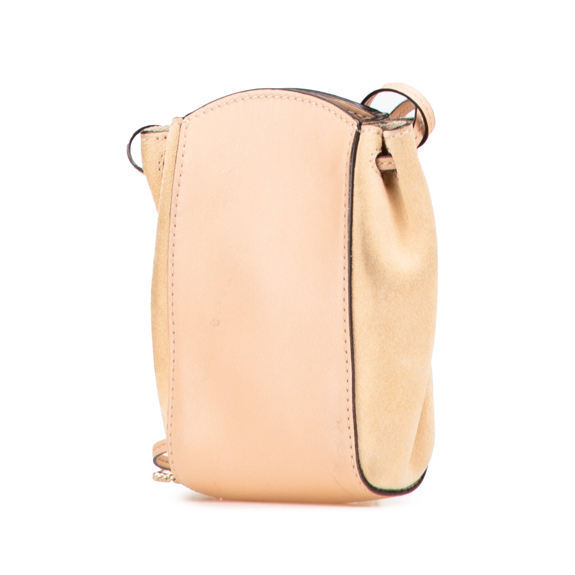 Chloé Mini Leather and Suede Sac Fringe Crossbody