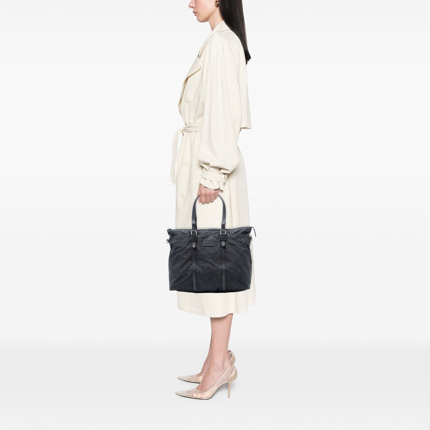 Gucci GG Nylon Satchel