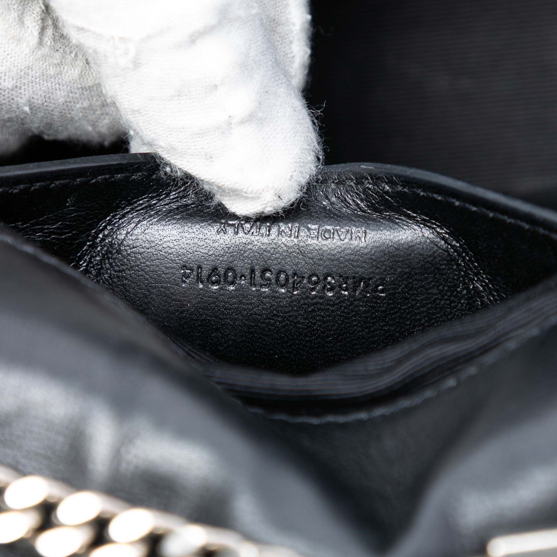 Medium Leather Studded Monogram Kate Crossbody
