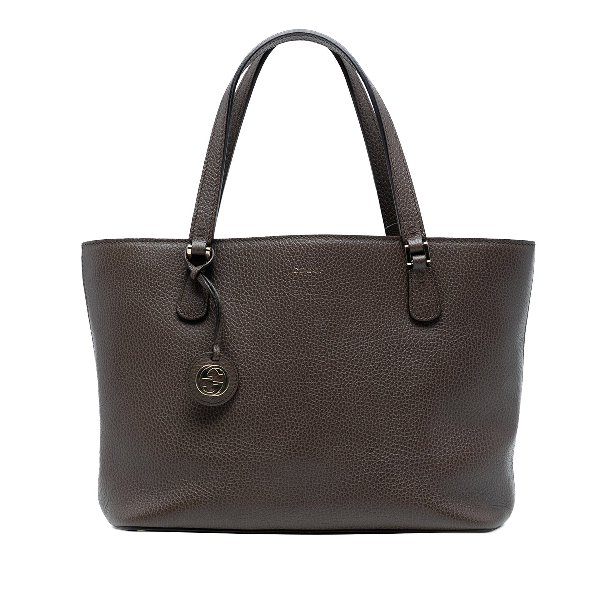 Gucci Pebbled Leather Lady Dollar Tote